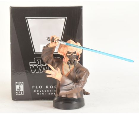 Star Wars - Gentle Giant - 2007 Gentle Giant made limited edition Collectible Mini Bust of Plo Koon. No.4290/4500. Appears un
