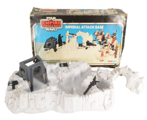 Star Wars - an original vintage 1980 Palitoy made action figure playset 'Imperial Attack Base. 99% complete, including the br