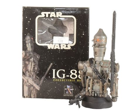 Star Wars - Gentle Giant - 2004 Gentle Giant made Collectible Bust of IG-88 (Bounty Hunter). No.2728/5000. Appears undisplaye