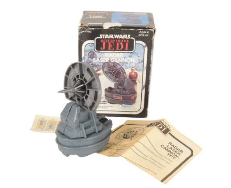 Star Wars - original unused vintage 1982 Kenner made minirig playset ' Radar Laser Cannon '. Box opened, but playset unused a