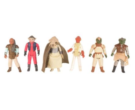 Star Wars – Stephen Merchant’s collection - a collection of x6 original vintage Kenner / Palitoy made Star Wars action figure