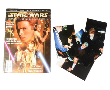 Star Wars - Episode II Attack Of The Clones - unique autographed 'Collectors' Souvenir Edition' magazine. Autographed to the 