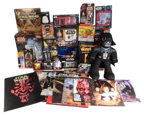 Star Wars - a large collection of assorted memorabilia and merchandise, including: a boxed Darth Vader Telephone, various the