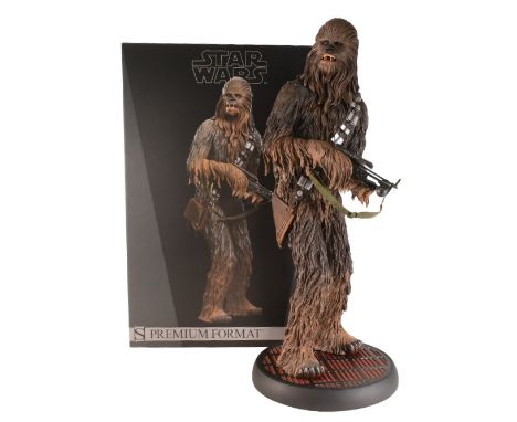 Star Wars - Sideshow Collectibles - 2013 Limited Edition 'Premium Format Chewbacca' large scale statue. 1/4 scale, 23" tall. 