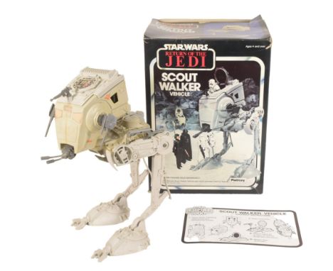 Star Wars - an original vintage 1982 Palitoy made action figure playset ' Scout Walker Vehicle '. 100% complete including bot