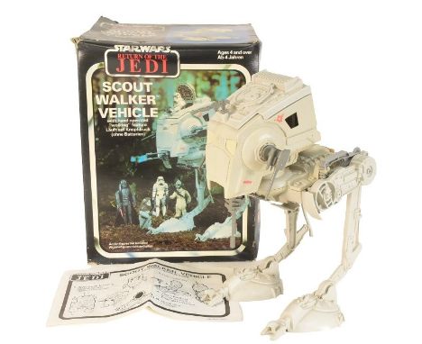 Star Wars – Stephen Merchant’s collection - an original vintage c1983 Palitoy made action figure playset ' Scout Walker Vehic