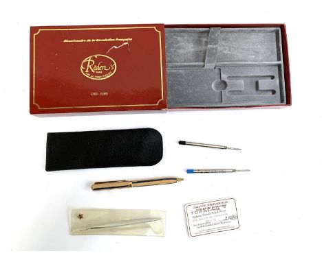 A boxed Redens Paris ballpoint pen, with original guarantee from 1990 