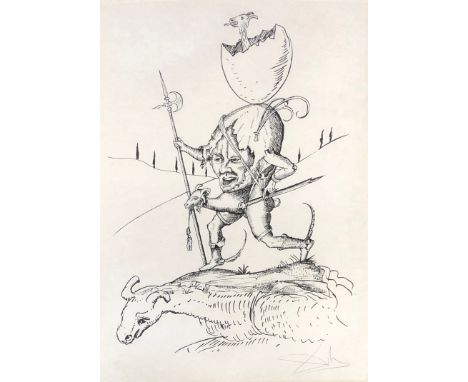 Salvador Dali (1904-1989), Untitled, lithograph, signed, 67x89cmProvenance: Purchased from the Brook Gallery, Budleigh Salter