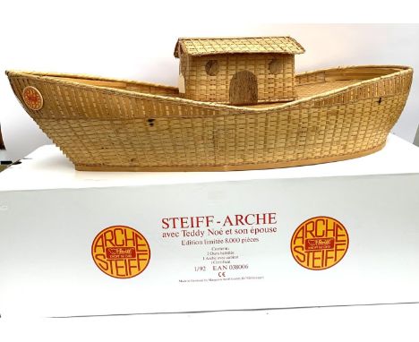 A Steiff Limited Edition wicker Ark, approx. 98cmL, boxed 