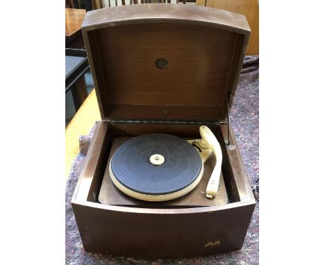 A mid century PYE record player 