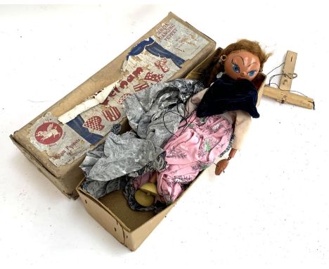 A Pelham simple dancing puppet, boxed 