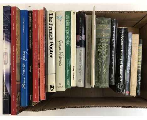 ART/ART CRITICISM etc. A box of books to include: MATISSE, H., 'Jazz', Braziller, 1985. 