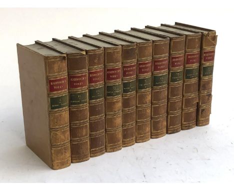 EDGEWORTH, Maria. 10 vols. in full calf. London, Simpkin and Marshall, 1848, in very nice condition. 