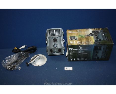 A motion activated surveillance Camera.