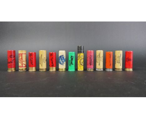 A collection of collectors cartridges, 12 bore to include paper and plastic cases, Hesketh Estate, Smiths Gore, Page-Wood, Jo