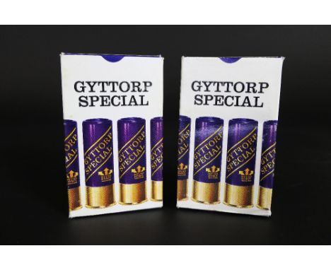 Twenty Gyttorp Special 16 bore shotgun cartridges, 65 mm, the box stamped US No 3, paper cased.  SHOTGUN CERTIFICATE REQUIRED