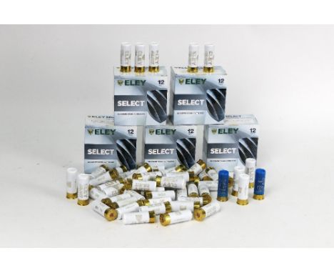 +/- One hundred and seventy five Eley select and others 12 bore shotgun cartridges, 28 gram 7 1/2 shot fibre wad. SHOTGUN CER