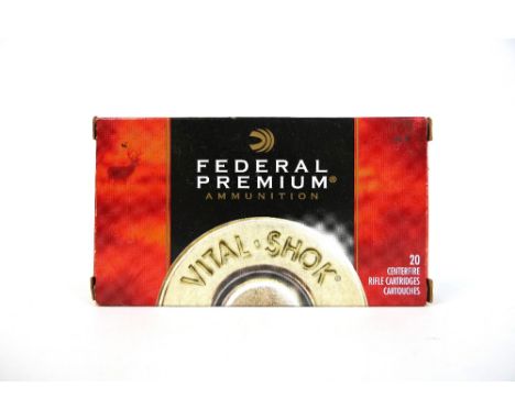 Twenty cal 308 Winchester 150 grain Nosler ballistic tip rifle cartridges.  FIREARMS CERTIFICATE REQUIRED.  WE CANNOT POST AM