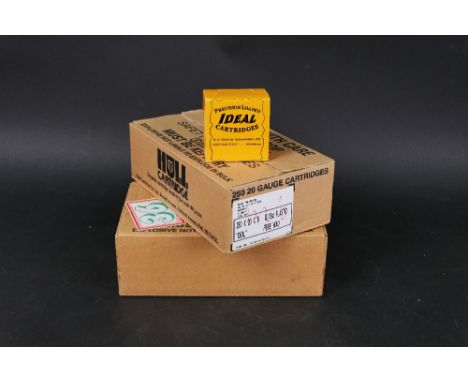 Five hundred Hull cartridge 20 bore Ideal shotgun cartridges, made for B E Chaplin Gunmakers Winchester, 23 gram shot Size 6,