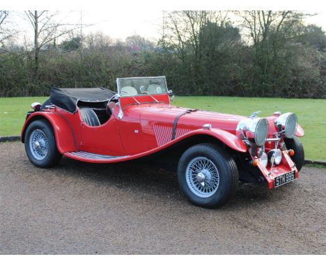 1973 Steadman TS100 Auto (Jaguar SS100 Evocation)Make: Steadman Model: TS100Year: 1973Mileage: 0VIN: 2D1324BWConfiguration: R
