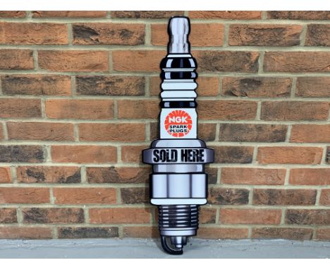 Metal Large NGK Spark Plug Sold Here SignMake: Contact AuctioneerModel: Contact AuctioneerYear: 0Mileage: 0VIN: Contact Aucti