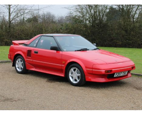 1988 Toyota MR2Make: Toyota Model: MR2Year: 1988Mileage: 141026VIN: JT1C0AW1100138601Configuration: Right Hand DriveRegistrat