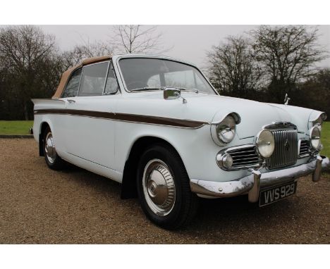 1960 Sunbeam Rapier Convertible Series IIIMake: Sunbeam Model: Rapier Convertible Year: 1960Mileage: 75598VIN: B30081190DHC0C