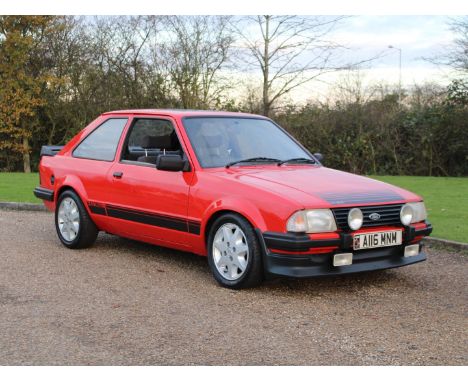 1983 Ford Escort RS 1600i Make: Ford Model: Escort RS 1600i Year: 1983Mileage: 47409VIN: WFOBXXGCABDY50166Configuration: Righ