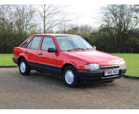 1988 Ford Escort 1.4 LX One owner from newMake: Ford Model: Escort LXYear: 1988Mileage: 81323VIN: SFAAXXBBAAJL70072Configurat