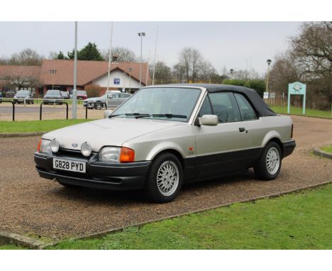 1990 Ford Escort XR3i Cabriolet MK4 Special EditionMake: FordModel: Escort XR3i Cabriolet MK4 Limited editionYear: 1990Mileag