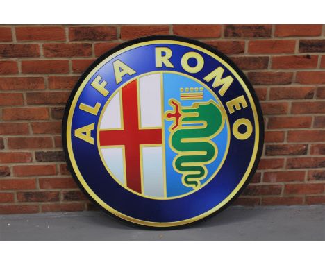 Modern Alfa Romeo Sign On BoardMake: Contact AuctioneerModel: Contact AuctioneerYear: 0Mileage: 0VIN: Contact AuctioneerConfi