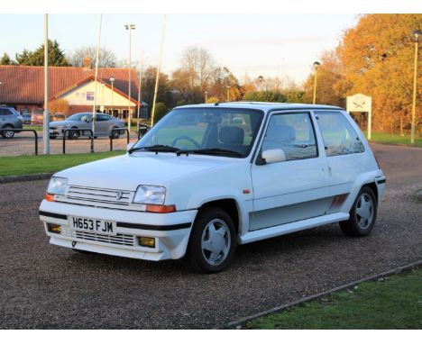 1990 Renault 5 GT TurboMake: Renault Model: 5 GT TurboYear: 1990Mileage: 0VIN: VF1C4050502421327Configuration: Right Hand Dri