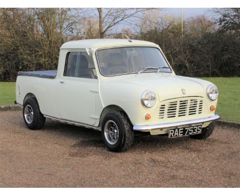 1977 Leyland Mini 1000 Pick-UpMake: LeylandModel: Mini 1000 Pick-upYear: 1977Mileage: 19068VIN: XLU1460979AConfiguration: Rig