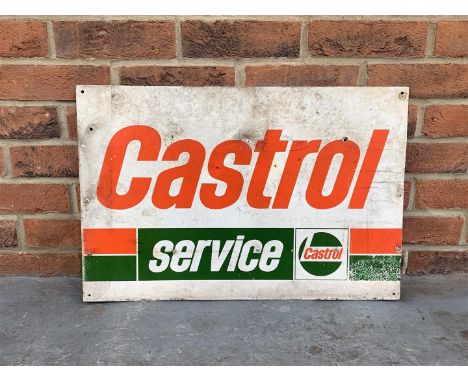Aluminium Castrol Service SignMake: Contact AuctioneerModel: Contact AuctioneerYear: 0Mileage: 0VIN: Contact AuctioneerConfig