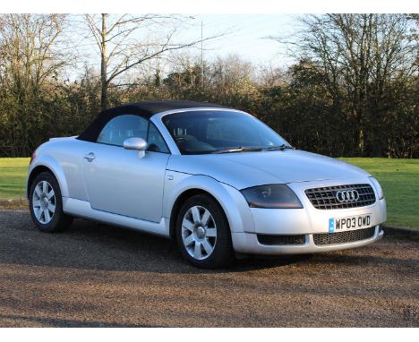 2003 Audi TT Roadster (150 BHP)Make: Audi Model: TT RoadsterYear: 2003Mileage: 96977VIN: TRUZZZ8N141002380Configuration: Righ