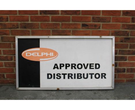 Aluminium Framed Delphi Approved Distributor SignMake: Contact AuctioneerModel: Contact AuctioneerYear: 0Mileage: 0VIN: Conta