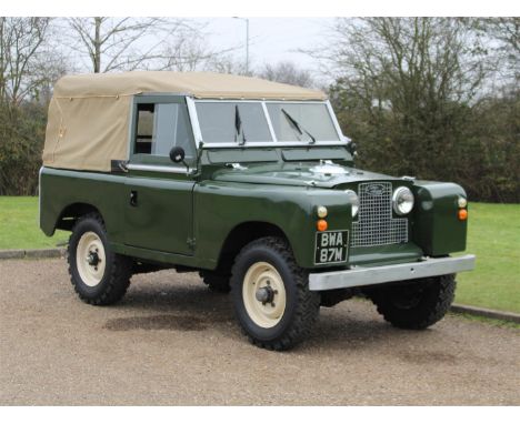 1966 Land Rover SWB Series 2AMake: Land RoverModel: Series 2AYear: 1966Mileage: 0VIN: 24127848CConfiguration: Right Hand Driv