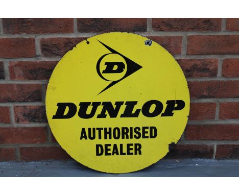 Enamel Dunlop Authorised Dealer Circular SignMake: Contact AuctioneerModel: Contact AuctioneerYear: 0Mileage: 0VIN: Contact A