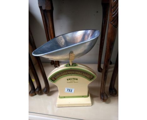 A set of vintage Salter scales