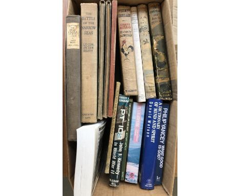 MISCELLANEOUS VINTAGE BOOKS. Including, Lt-Com. Peter SCOTT. The Battle of the Narrow Seas (etc.)' Country Life 1st 1945 (Goo
