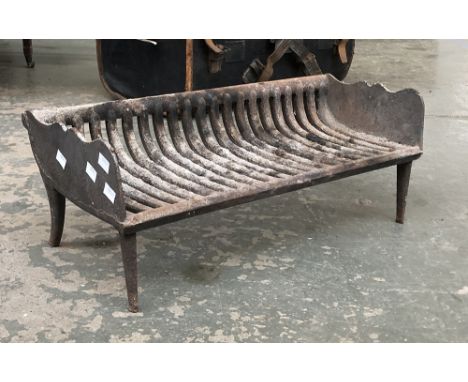 A cast iron fire grate, 57cmW 