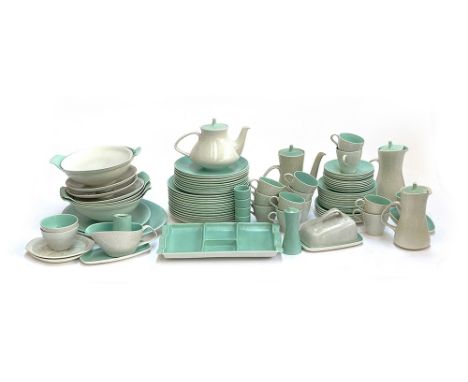 A very large Poole Pottery dinner service 