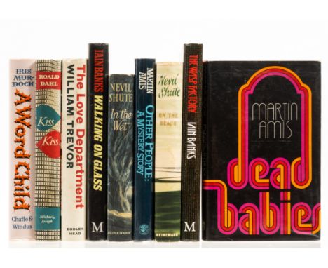 Amis (Martin) Dead Babies, jacket with slight rubbing to spine tips and corners, 1975 &sect; Banks (Iain) The Wasp Factory, 1