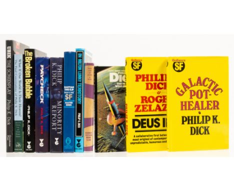 Dick (Philip K.) The Man Who Japed, 1978; Galactic Pot-Healer, 1971; Deus Irae, page margins toned, 1977, first English and h