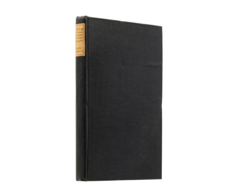 Brooke (Rupert) 1914 and Other Poems, first edition, portrait frontispiece, some very occasional light spotting, additional s