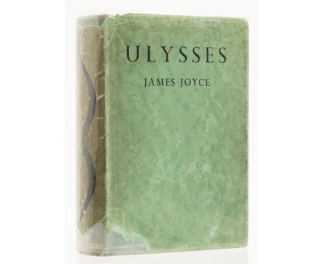 Joyce (James) Ulysses, first English trade edition, ownership name on pastedown, original cloth with bow design by Eric Gill 