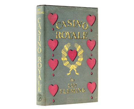 Fleming (Ian) Casino Royale, first edition, first impression, internally clean, original black boards with heart motif in red