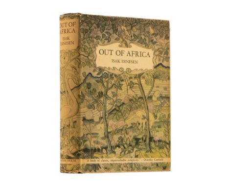 [Blixen (Karen)], "Isak Dinesen". Out of Africa, first American edition, Book-of-the-Month Club 4pp. pamphlet regarding this 