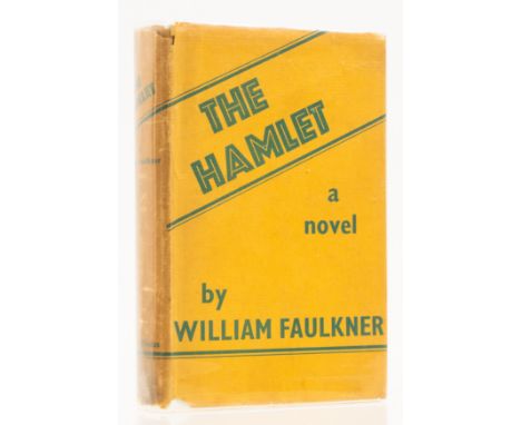Faulkner (William) The Hamlet, first English edition, light spotting to first and last few leaves, edges lightly spotted, ori