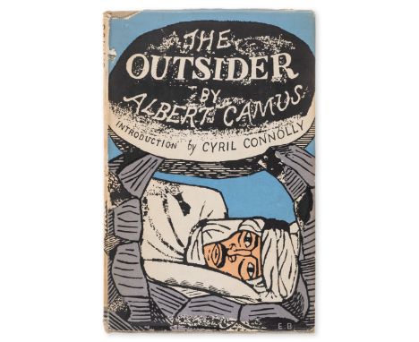 Camus (Albert) The Outsider, first English edition, original cloth, spine faded, dust-jacket, spine toned, the odd hole along